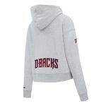 Pro Standard Women's Arizona Diamondbacks Classic Cropped Fleece Hoodie - Thumbnail 2 of 2