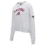 Pro Standard Women's Arizona Diamondbacks Classic Fleece Crew - Thumbnail 1 of 2