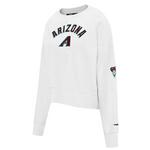 Pro Standard Women's Arizona Diamondbacks Classic Fleece Crew - Thumbnail 1 of 2