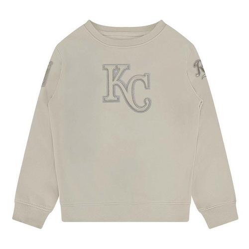 Pro Standard Kids' Kansas City Royals Neutral Fleece Crew - Primary Image