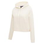 Pro Standard Women's Pittsburgh Pirates Neutral Cropped Fleece Hoodie - Thumbnail 1 of 2