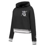 Pro Standard Women's Chicago White Sox Mash Up Rib Fleece Cropped Hoodie - Thumbnail 1 of 2