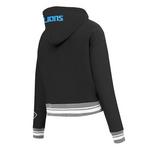 Pro Standard Women's Chicago White Sox Mash Up Rib Fleece Cropped Hoodie - Thumbnail 2 of 2