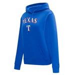 Pro Standard Women's Texas Rangers Classic Fleece Hoodie - Thumbnail 1 of 2