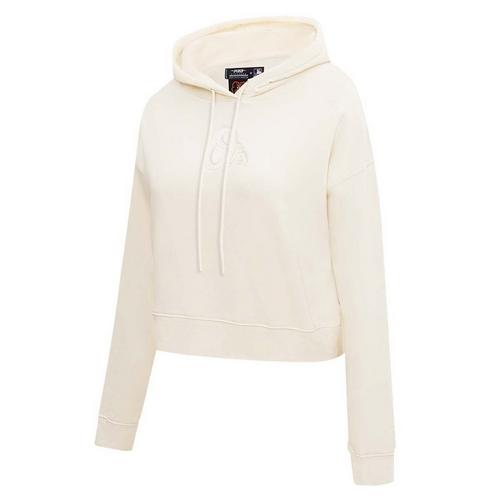 Pro Standard Baltimore Orioles Neutral Cropped Fleece Hoodie - Primary Image