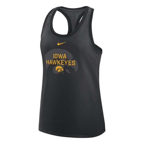Nike Women's Iowa Hawkeyes Black Shadow Racerback Tank - Primary Image