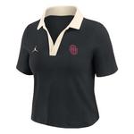 Nike Women's Oklahoma Sooners Cropped Polo - Thumbnail 1 of 2