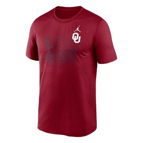 Nike Oklahoma Sooners Shadow Logo T-Shirt