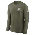Nike Kansas City Chiefs 2025 Salute To Service Long Sleeve T-Shirt - Thumbnail 1 of 2
