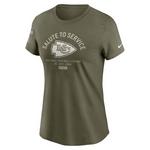 Nike Women's Kansas City Chiefs 2025 Salute To Service T-Shirt - Thumbnail 1 of 2