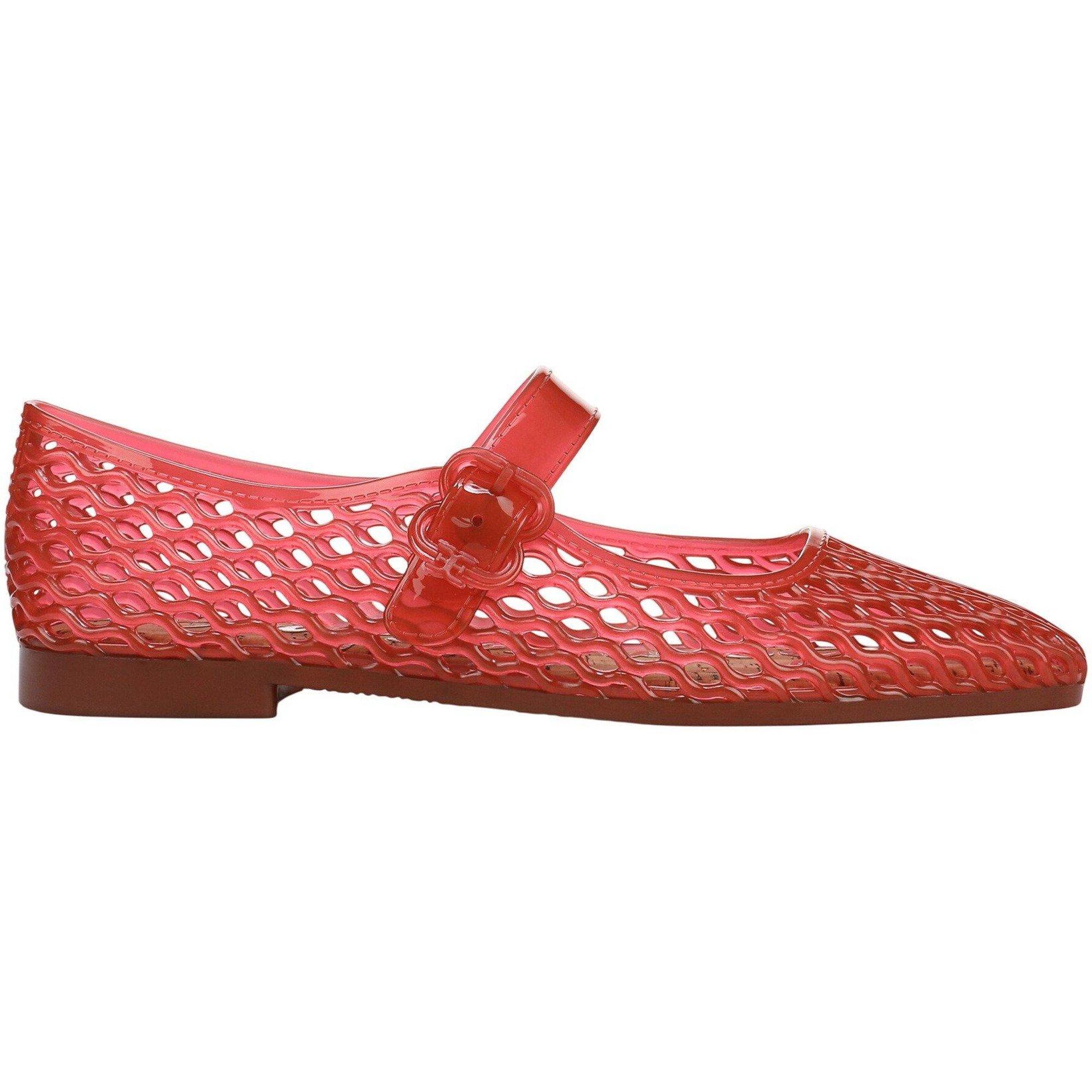 Sam Edelman Women's Michaela Jelly Mary Jane Flats - Red