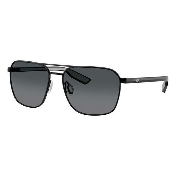 Men's Costa Del Mar Wader Polarized Sunglasses Black/Gray Gradient 580 Glass