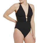 Women's Cupshe Deep Plunge Back-Tie One Piece Swimsuit - Thumbnail 2 of 3