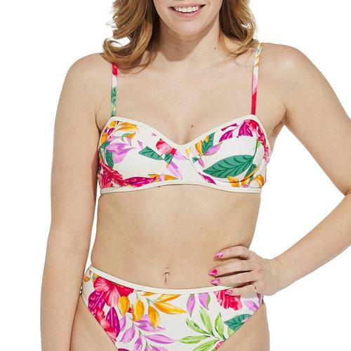 Women's Cupshe Binding Underwire Top Bralette Us Lush Swim Bikini Top - Primary Image