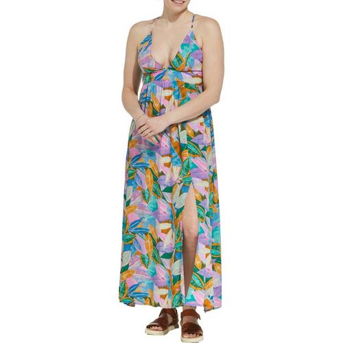 Women's Cupshe Dreamy Blossom Abstract Maxi Dress Swim Cover Up - Primary Image