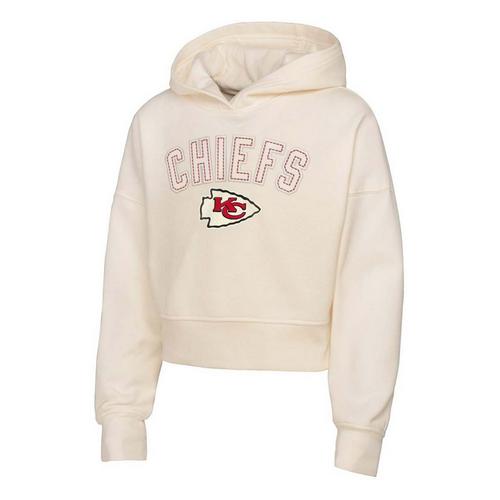 Genuine Stuff Girls' Kansas City Chiefs Oversize Blitz Hoodie - Primary Image