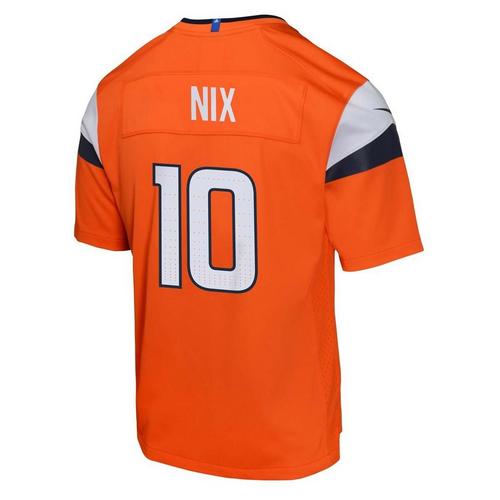 Nike Kids' Denver Broncos Bo Nix #10 2024 Draft Pick Jersey - Primary Image