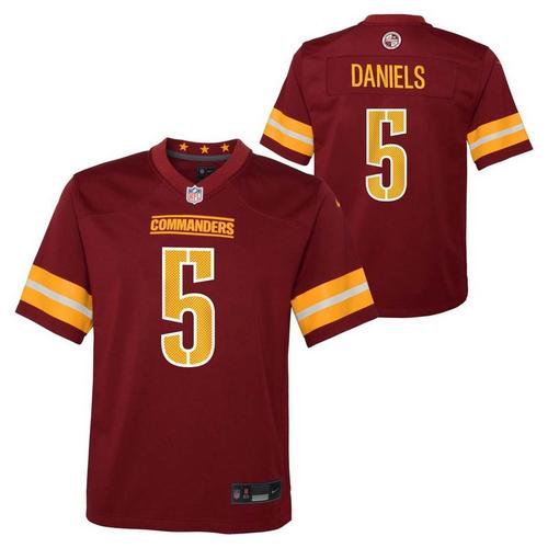 Nike Kids' Washington Commanders Jayden Daniels #5 Game Jersey - Primary Image