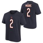 Nike Kids' Chicago Bears DJ Moore #2 Name & Number T-Shirt - Thumbnail 1 of 3