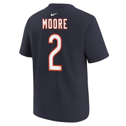 Nike Kids' Chicago Bears DJ Moore #2 Name & Number T-Shirt - Primary Image