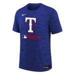 Nike Kids' Texas Rangers Authentic Collection Velocity T-Shirt - Thumbnail 1 of 3