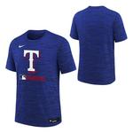 Nike Kids' Texas Rangers Authentic Collection Velocity T-Shirt - Thumbnail 3 of 3