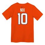 Nike Kids' Denver Broncos Bo Nix #10 FUSE Name & Number T-Shirt - Thumbnail 1 of 2