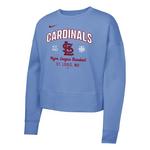 Nike Kids' Girls' St. Louis Cardinals Crew Crop - Thumbnail 1 of 2