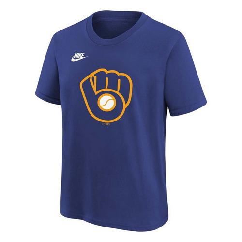 Nike Kids' Milwaukee Brewers Coop Logo T-Shirt - Primary Image