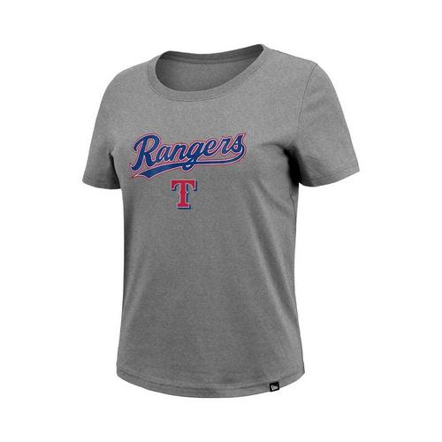 New Era Women's Texas Rangers Script Logo T-Shirt - Primary Image