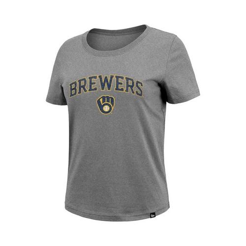 New Era Women's Milwaukee Brewers Script Logo T-Shirt - Primary Image