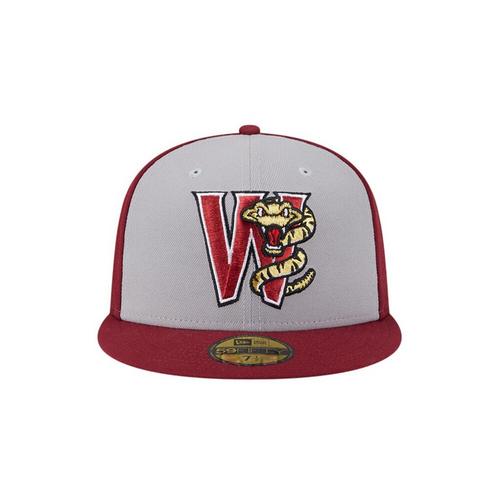 New Era Wisconsin Timber Rattlers 59FIFTY Authentic Collection Road Fitted Hat - Primary Image