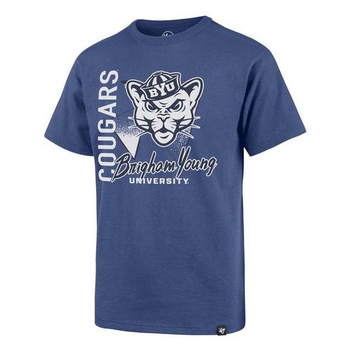 47 Brand Kids' BYU Cougars Side Arm T-Shirt - Primary Image