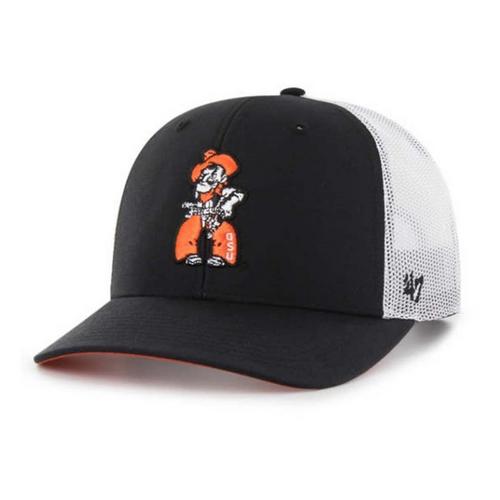 47 Brand Kids' Oklahoma State Cowboys Kids' Mascot Trucker Hat Snapback Hat - Primary Image