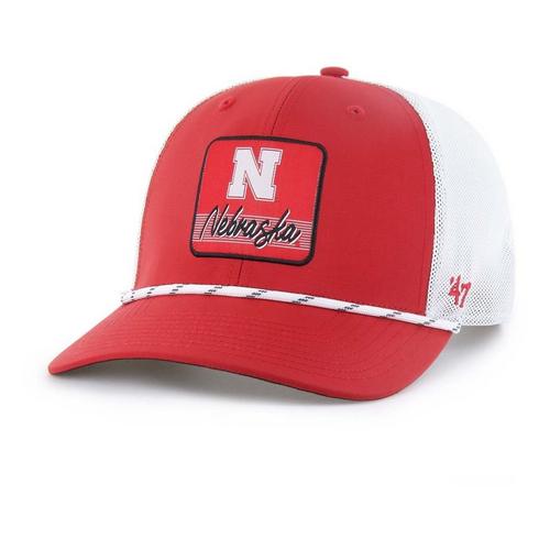 47 Brand Nebraska Cornhuskers Scratch Trucker Adjustable Hat - Primary Image
