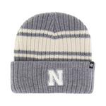 47 Brand Nebraska Cornhuskers Harbor Stripe Beanie - Thumbnail 1 of 2