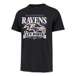 47 Brand Baltimore Ravens Stripe Splash T-Shirt - Thumbnail 1 of 2