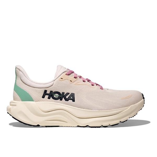 Women's HOKA Arahi Running Shoes 8 Wide Rose Cream/Alabaster