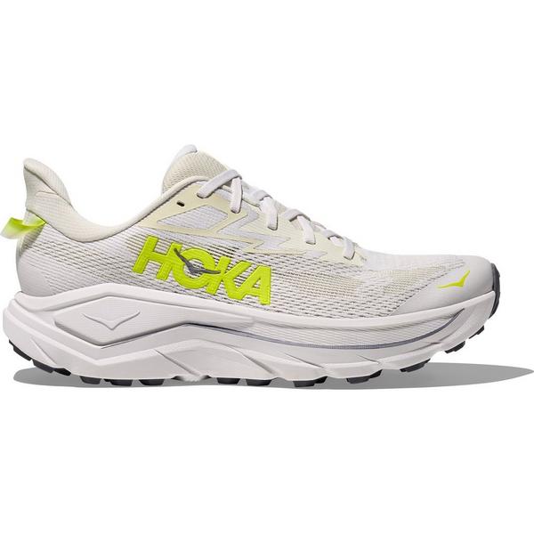 Men's HOKA Challenger 8 Shoes 11 Regular White/Neon Hoka Citrus