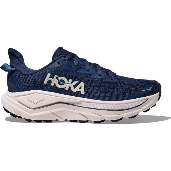 Women's HOKA Challenger 8 Shoes 6 Wide Midnight Blue/Grout