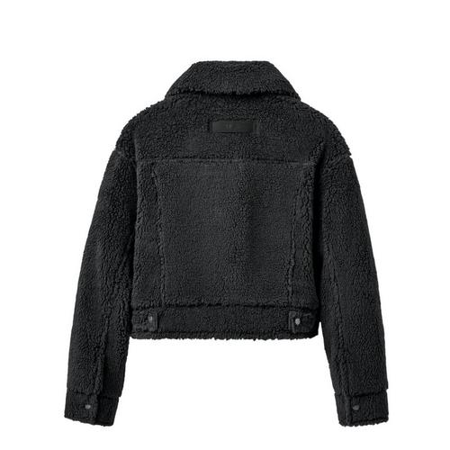 Women's UGG Frankie Short Trucker Button Up Fleece Jacket - Primary Image