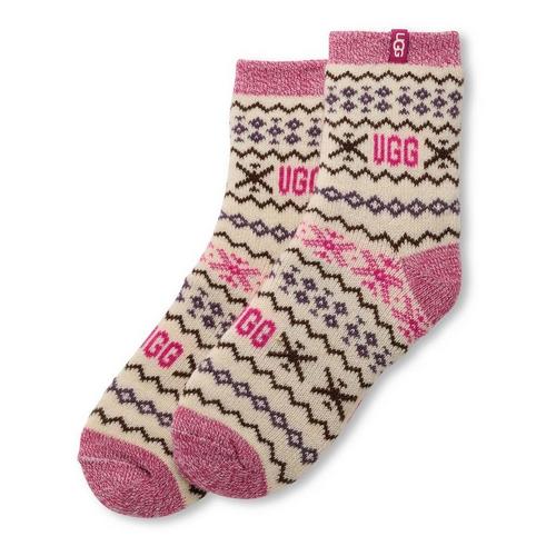 Women's UGG Cozy Cressida Quarter Socks - Primary Image