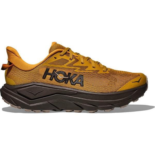 Men's HOKA Challenger 8 Trail Running Shoes 10 Regular Mustard/Black