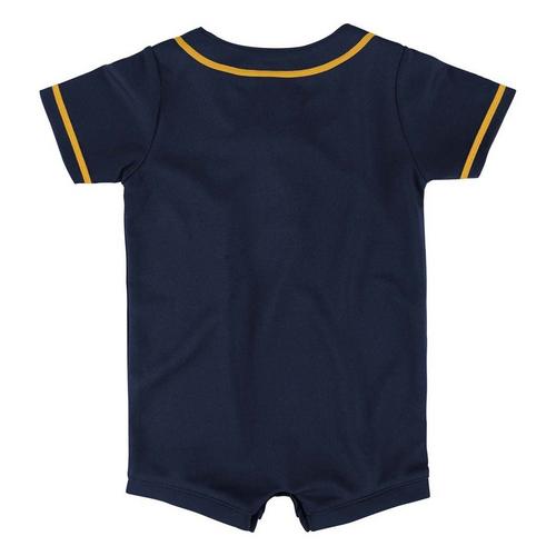 Genuine Stuff Baby Milwaukee Brewers Romper Jersey - Primary Image