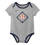 Nike Baby Houston Astros 3pk Creeper Onesie Set - Thumbnail 4 of 4