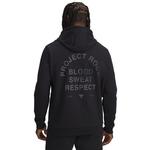 Men's Under Armour Project Rock Rival Fleece Hoodie - Thumbnail 2 of 2