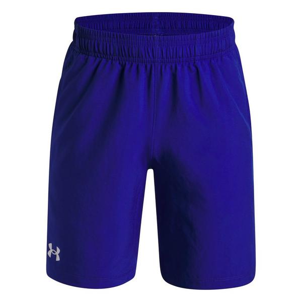 Boys' Under Armour Woven Shorts Small Royal / White