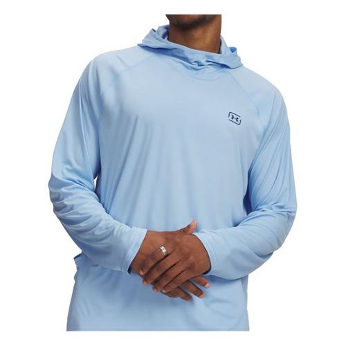 Men's Under Armour Fish Elite Long Sleeve Hooded T-Shirt - Primary Image