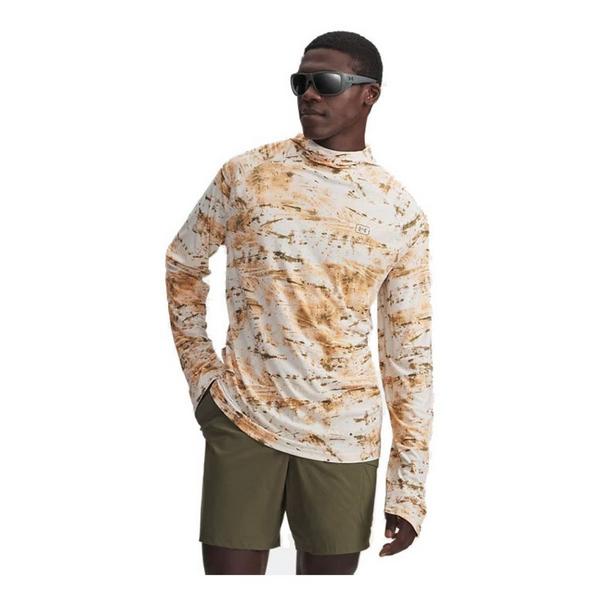 UNDER ARMOUR Men's  Fish Elite Printed Long Sleeve T-Shirt