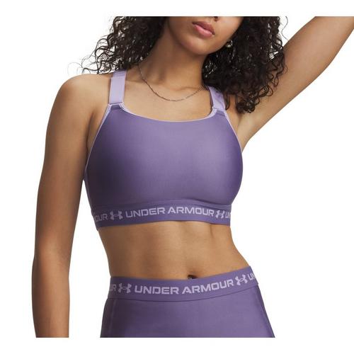 Women's Under Armour HeatGear Crossback High Sports Bra - Primary Image